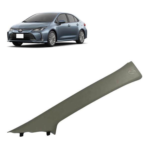 Acabamento Coluna Direita Corolla Altis 2020 2021 2022 2023 Acabamento Coluna Direita Corolla Altis 2020 2021 2022 2023